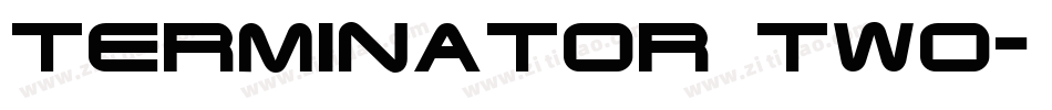 Terminator Two字体转换